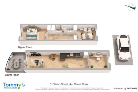 Photo of property in Qba Apartments, 4p/51 Webb Street, Mount Cook, Wellington, 6011