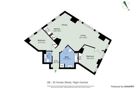 Photo of property in Quest Wellington Serviced Apart, 2/33b Hunter Street, Wellington Central, Wellington, 6011