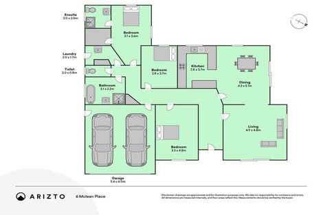 Photo of property in 6 Mclean Place, Woodend, 7610