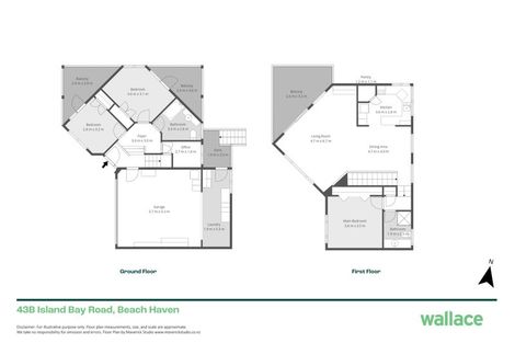 Photo of property in 43b Island Bay Road, Beach Haven, Auckland, 0626