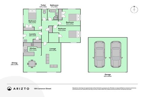 Photo of property in 128 Cameron Avenue, Te Awamutu, 3800