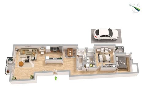 Photo of property in Aqua, 11/74 Oriental Parade, Oriental Bay, Wellington, 6011