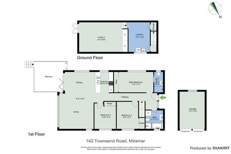 Photo of property in 142 Townsend Road, Miramar, Wellington, 6022