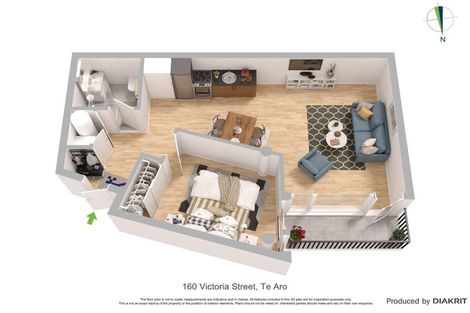 Photo of property in Pinnacle Apartments, W803/160 Victoria Street, Te Aro, Wellington, 6011