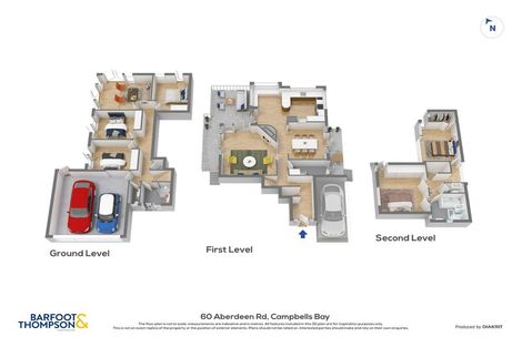 Photo of property in 2/60 Aberdeen Road, Campbells Bay, Auckland, 0620