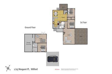 Photo of property in 1/25 Margaret Place, Milford, Auckland, 0620