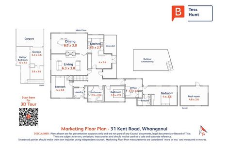 Photo of property in 31 Kent Road, Saint Johns Hill, Whanganui, 4501