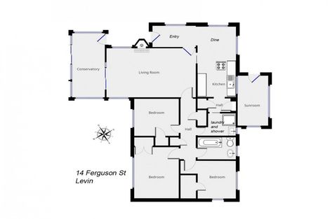 Photo of property in 14 Ferguson Street, Levin, 5510