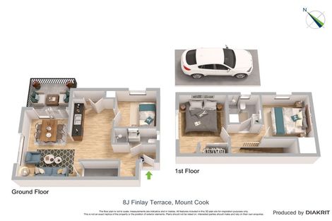 Photo of property in 8j Finlay Terrace, Mount Cook, Wellington, 6021