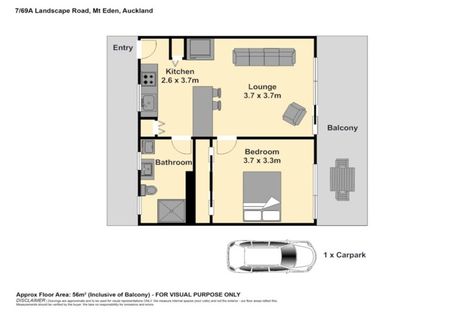 Photo of property in 7/69a Landscape Road, Mount Eden, Auckland, 1024