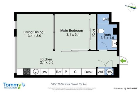 Photo of property in A C Nielsen House, 306/120 Victoria Street, Te Aro, Wellington, 6011