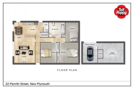 Photo of property in 22 Penrith Street, Westown, New Plymouth, 4310