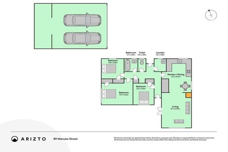 Photo of property in 89 Manuka Street, Castlecliff, Whanganui, 4501