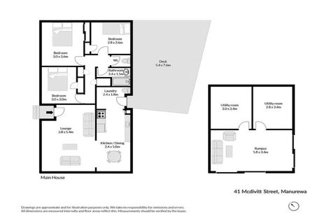 Photo of property in 41 Mcdivitt Street, Manurewa, Auckland, 2102