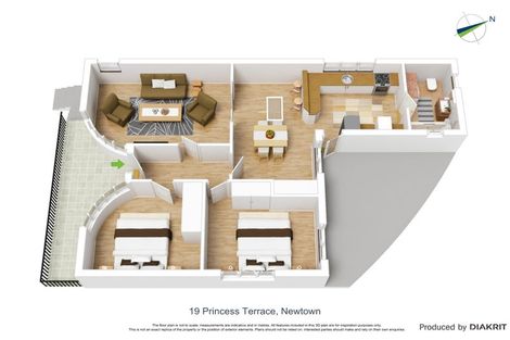 Photo of property in 19 Princess Terrace, Newtown, Wellington, 6021