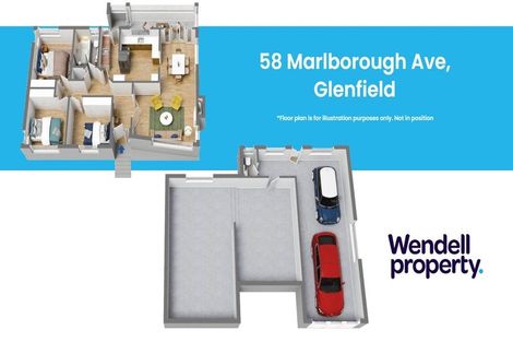 Photo of property in 58 Marlborough Avenue, Glenfield, Auckland, 0629