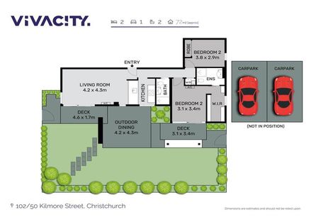 Photo of property in 1/50 Kilmore Street, Christchurch Central, Christchurch, 8013