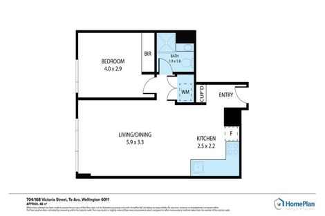 Photo of property in Vsp South, 704/168 Victoria Street, Te Aro, Wellington, 6011