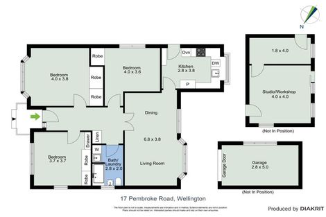 Photo of property in 17 Pembroke Road, Northland, Wellington, 6012