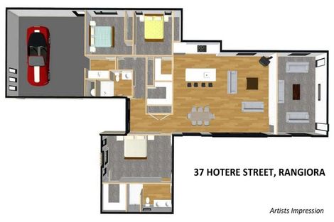 Photo of property in 37 Hotere Street, Rangiora, 7400