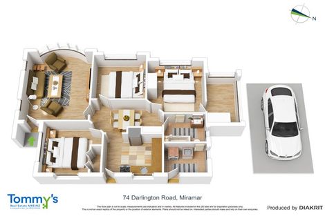 Photo of property in 74 Darlington Road, Miramar, Wellington, 6022