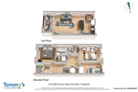 Photo of property in 3/306 Evans Bay Parade, Hataitai, Wellington, 6021