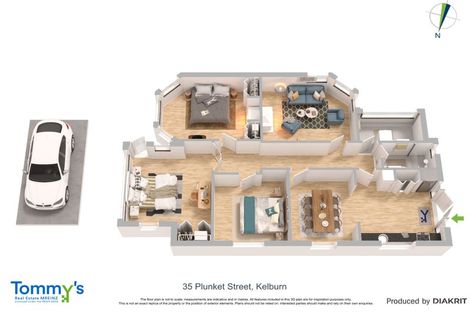 Photo of property in 35 Plunket Street, Kelburn, Wellington, 6012