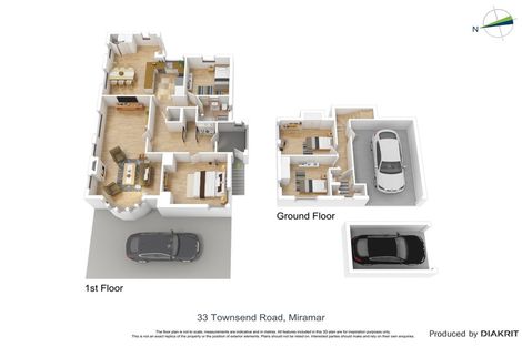 Photo of property in 33 Townsend Road, Miramar, Wellington, 6022