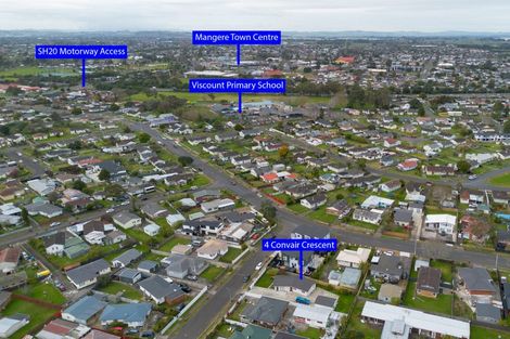 Photo of property in 4 Convair Crescent, Mangere, Auckland, 2022