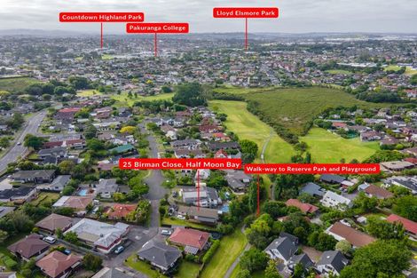 Photo of property in 25 Birman Close, Half Moon Bay, Auckland, 2012