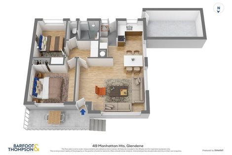 Photo of property in 1/49 Manhattan Heights, Glendene, Auckland, 0602