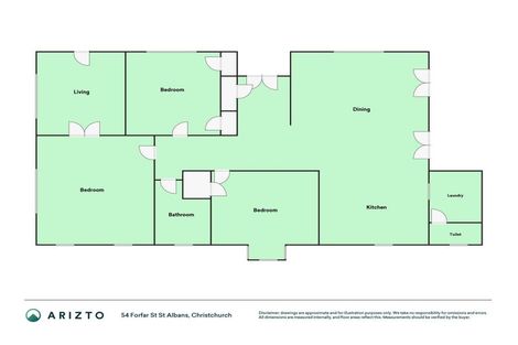 Photo of property in 54 Forfar Street, St Albans, Christchurch, 8014