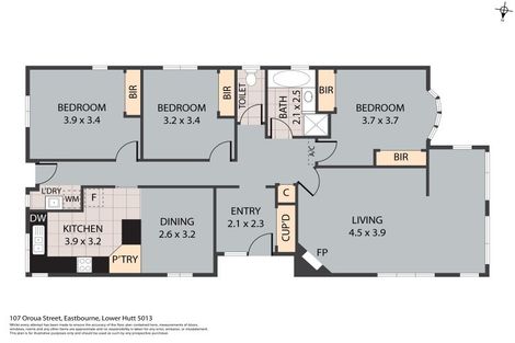 Photo of property in 107 Oroua Street, Eastbourne, Lower Hutt, 5013