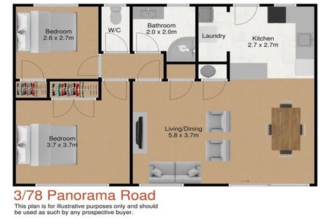 Photo of property in 3/78 Panorama Road, Mount Wellington, Auckland, 1060