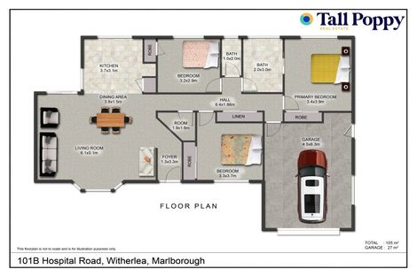 Photo of property in 101b Hospital Road, Witherlea, Blenheim, 7201