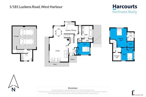 Photo of property in 1/181 Luckens Road, West Harbour, Auckland, 0618