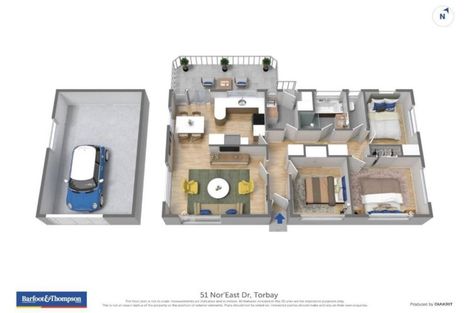 Photo of property in 51 Nor'east Drive, Torbay, Auckland, 0632