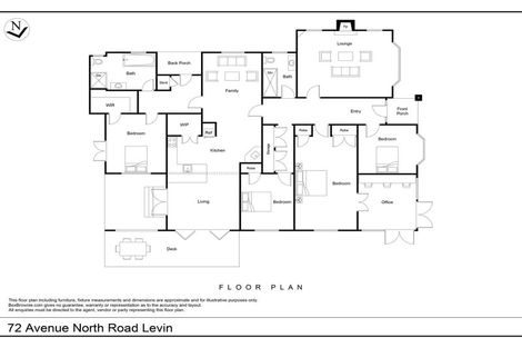 Photo of property in 72 Avenue North Road, Levin, 5510