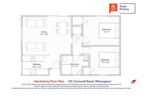 Photo of property in 12c Cornwall Road, Springvale, Whanganui, 4501