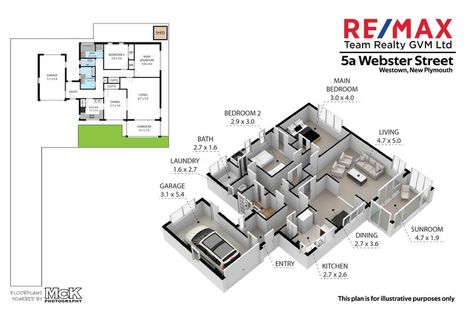 Photo of property in 5a Webster Street, Westown, New Plymouth, 4310