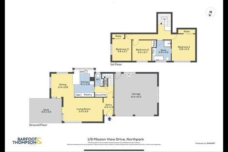 Photo of property in 1/6 Mission View Drive, Northpark, Auckland, 2013