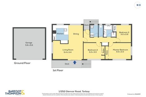 Photo of property in 2/252 Glenvar Road, Torbay, Auckland, 0630