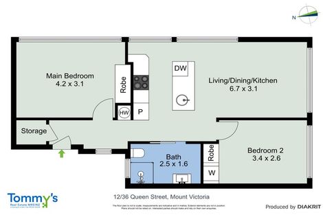 Photo of property in Westgate Flats, 12/36 Queen Street, Mount Victoria, Wellington, 6011