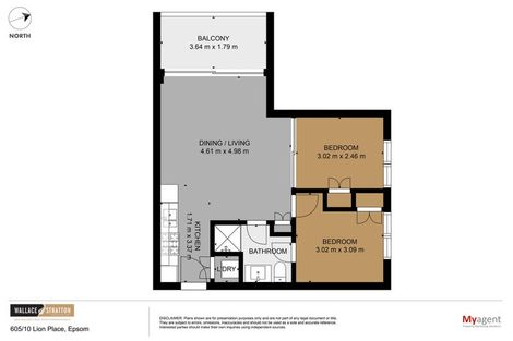 Photo of property in 605/10 Lion Place, Epsom, Auckland, 1023