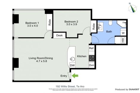 Photo of property in St Peters Apartments, 1e/192 Willis Street, Te Aro, Wellington, 6011