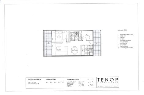 Photo of property in Tenor Apartments, 405/40 Library Lane, Albany, Auckland, 0632