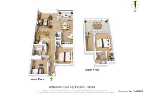 Photo of property in Patent 326 Apartments, 507s/326 Evans Bay Parade, Hataitai, Wellington, 6021