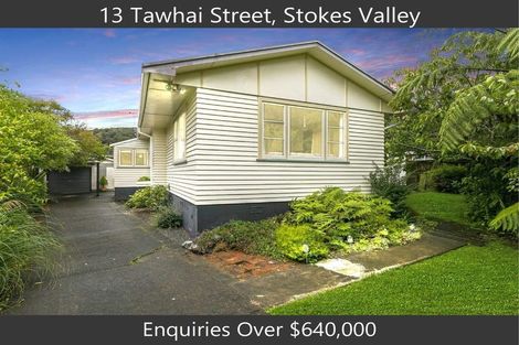 Photo of property in 13 Tawhai Street, Stokes Valley, Lower Hutt, 5019