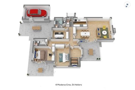 Photo of property in 4 Modena Crescent, Saint Heliers, Auckland, 1071