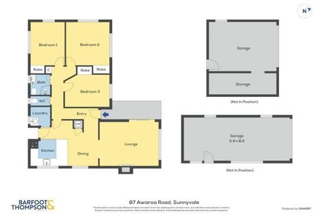 Photo of property in 87 Awaroa Road, Sunnyvale, Auckland, 0612